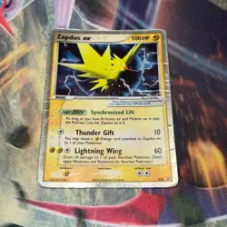 Zapdos ex ~ 033 ~ Holo ~ BLACK STAR PROMO ~ Damaged ~ Pokemon Card - Image 1
