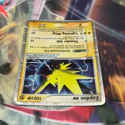 Zapdos ex ~ 033 ~ Holo ~ BLACK STAR PROMO ~ Damaged ~ Pokemon Card - Image 2