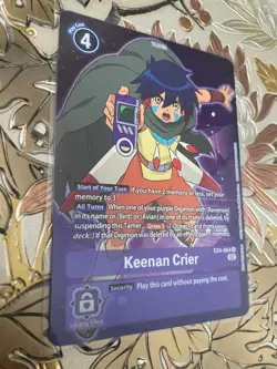 Digimon Card Game EX4-064 R Keenan Crier Box Topper Alternative Being - Image 1