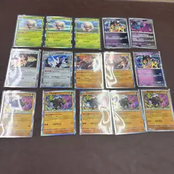 Pokemon PRE Lot Of 15 Reverse Holo And Holo Rare Cards Only, Some Duplicates - Image 1