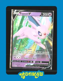 Espeon V SWSH201 Black Star Promo Ultra Holo Pokemon Card - Image 1