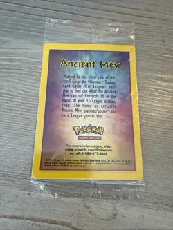 Sealed Ancient Mew Holofoil Promo Card Pokemon the Movie 2000 - Image 1
