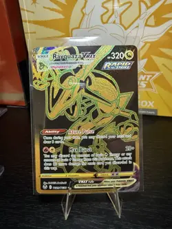 Pokemon TCG Rayquaza VMAX Holo Ultra Rare Card TG29/TG30 - Image 1