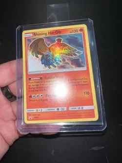 NM Pokemon TCG Shining Ho-Oh SM70 Promo Holo Rare Card - Image 1