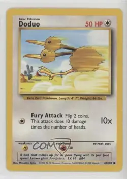 Doduo Pokemon Base Set #48 1999 - Image 1