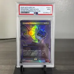 Mtg. Grasping Tentacles. Foil Borderless. Marvel's Spider-Man. PSA 9 - Image 1