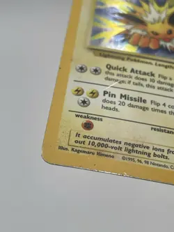 Jolteon 4/64 - Jungle - Holo Rare - Pokemon TCG - HP/DAMAGED - Image 5