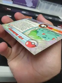 Bulbasaur #01 Pokemon TOPPS Series 2 TV Animationl Blue Label #2 NM - Image 5