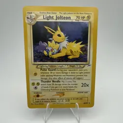 Pokemon Light Jolteon 48/105 Neo Destiny Regular Uncommon 70 HP English - Image 1
