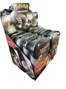 Unova Mini Tin Display Factory Sealed Pokemon TCG Black Bolt White Flare - Image 1