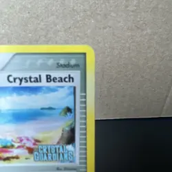 Pokemon TCG Crystal Beach EX Crystal Guardians 75/100 Reverse Holo HP/ DMG - Image 3