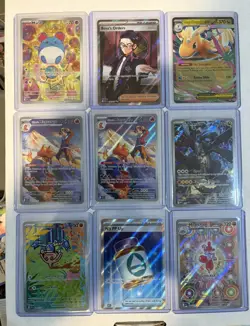Pokemon Ascended Heroes Lot of 9 Illustration Rare’s, UR, DR Etc.. Marill - Image 1