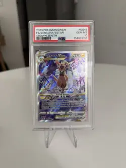 Pokemon Zeraora VSTAR Ultra Rare Full Art Holo Crown Zenith GG43 PSA 10 - Image 1