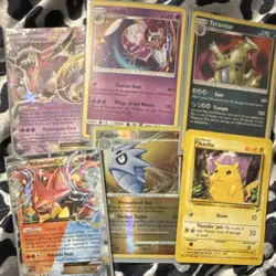 Nintendo Pokemon TCG Black Star Promos Foil Promo Lot 5 Hoopa Lunala Pikachu - Image 1