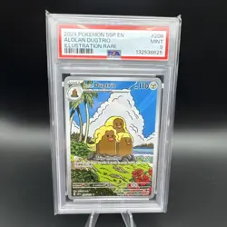 2024 Pokemon Alolan Dugtrio PSA 9 208/191 Surging Sparks Holo - Image 1