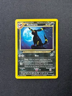 Nachtara Umbreon 13/75 GERMAN Neo Discovery Pokemon Card Holo - Image 1