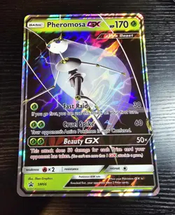 Pheromosa GX SM66 Oversized Sun & Moon Black Star Promo Pokemon Card - NM - Image 1