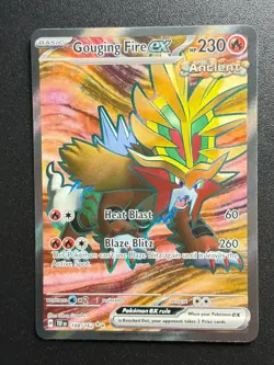 Gouging Fire EX 188/162 | Pokemon Temporal Forces | Full Art | NM - Image 2