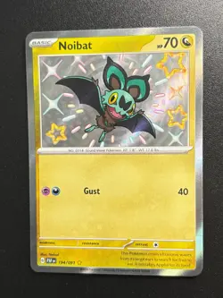 Noibat 194/091 Pokemon Paldean Fates | Baby Shiny Holo | NM - Image 2
