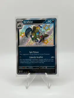 Grafaiai 190/091 Pokemon Paldean Fates | Baby Shiny Holo | NM - Image 1