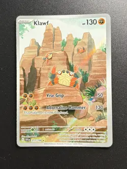 Klawf 217/198 | Pokemon Scarlet Violet Base | Illustration Rare | NM - Image 2