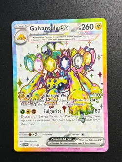 Galvantula EX 159/196 | Pokemon Stellar Crown | Full Art | NM - Image 2