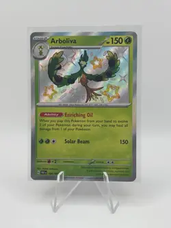 Arboliva 104/091 Pokemon Paldean Fates | Baby Shiny Holo | NM - Image 1