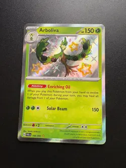 Arboliva 104/091 Pokemon Paldean Fates | Baby Shiny Holo | NM - Image 2
