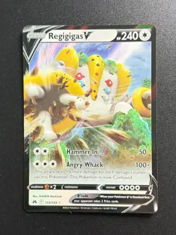 Regigigas V 113/159 | Pokemon Crown Zenith | Ultra Rare | NM - Image 2