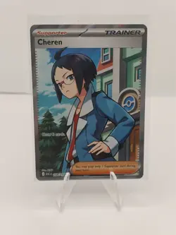 Cheren 258/217 Full Art Trainer Pokemon TCG Ascended Heroes NM - Image 1