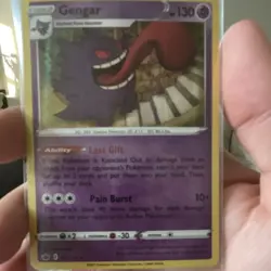 Pokemon TCG Swsh06 Chilling Reign Gengar 057/198 Holo Rare, 130 HP Stage 2 - Image 1