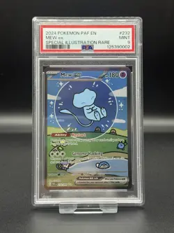 Mew Ex 232/091 PSA 9 Paldean Fates Pokemon Card - Image 1