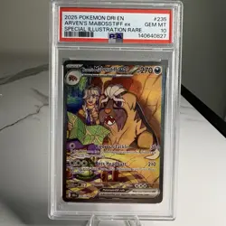 PSA 10 Pokemon Arven's Mabosstiff ex 235/182 Destined Rivals Illustration Rare - Image 1