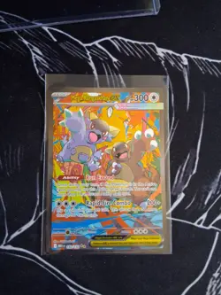 POKEMON MEGA KANGASKHAN EX SIR 182/132 MEGA EVOLUTION HOLO NEAR MINT - Image 1