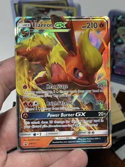 Pokemon Black Star Promo - Flareon GX SM171 - Holo MP - Image 2