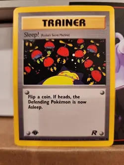 Pokemon Sleep! Rocket Secret Machine Team Rocket Trainer 79/82 1st edition - Image 1