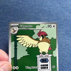 Pokemon TCG Pidgeotto 208/197 Illustration Rare Full Art - Obsidian Flames - Image 3