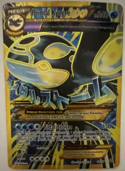 Pokemon Primal Kyogre EX 96/98 Ancient Origins Ultra Rare Full Art Holo 240 HP - Image 1