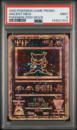 2000 POKEMON GAME MOVIE POKEMON 2000 MOVIE ANCIENT MEW PSA 9 - Image 1