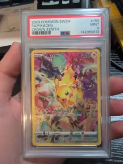 2023 Pokemon SWSH Crown Zenith Pikachu #160/159 PSA 9 - Image 1