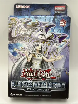 Yugioh Structure Deck Blue-Eyes White Destiny English Edition Factory Sealed TCG - Image 1