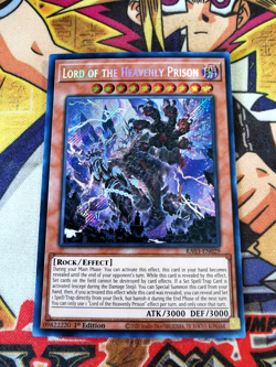 Lord of the Heavenly Prison ra03-en029 (NM+) Secret Rare Yu-Gi-Oh! - Image 1