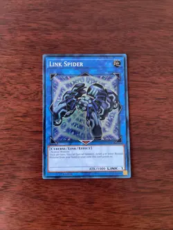 Yu-Gi-Oh Link Spider Super Rare 1st Edition Holo YS17-EN043 NM - Image 1