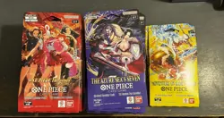 One Piece OP-14 / EB-03 / OP15-EBO4 Sleeved Booster Packs X34 / Factory Sealed - Image 1