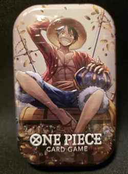 BANDAI ONE PIECE MINI TIN VOL 2 OP-13 MONKEY D LUFFY FACTORY SEALED IN STOCK! - Image 1