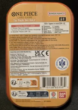 BANDAI ONE PIECE MINI TIN VOL 2 OP-13 MONKEY D LUFFY FACTORY SEALED IN STOCK! - Image 2