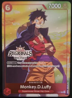 Monkey.D.Luffy (001) (Offline Regional 2024 Vol. 2) Participant Foil One Piece - Image 1