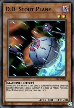 D.D. Scout Plane - Super Rare IOC-EN012 - NM - YuGiOh - Image 1