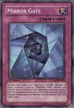 Mirror Gate - Super Rare 1st Edition TAEV-EN063 - MP - YuGiOh - Image 1