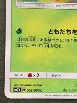 Pokemon card Treecko 003/050 C 2018 Komiya Pokemon TCG Japanese Common Nintendo - Image 5